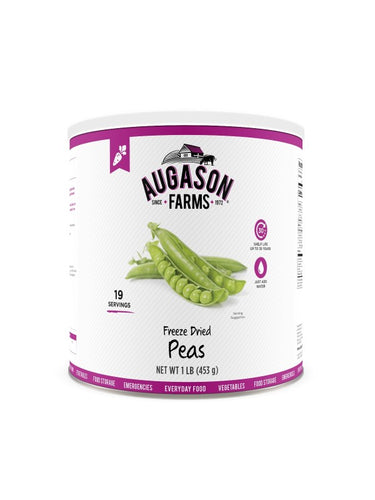 Freeze Dried Peas - Augason - Carolina Readiness, dooms day prepper supplies online