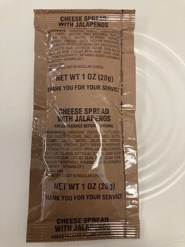 MRE Cheese Spread - Jalapeno