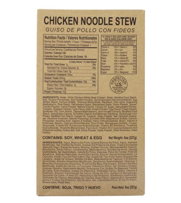 Chicken Noodle Stew - MRE STAR