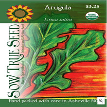 Arugula Seeds - ORGANIC - Carolina Readiness