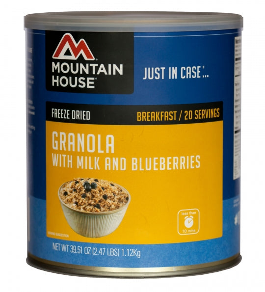 Granola - Milk & Blueberries - Carolina Readiness, dooms day prepper supplies online