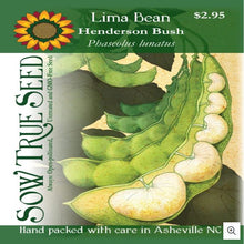 Lima Bean Seeds - Henderson Bush