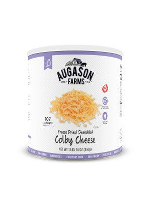Colby Jack Shredded Cheese - Carolina Readiness, dooms day prepper supplies online