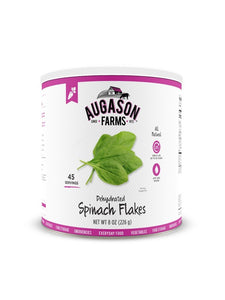 Spinach Flakes - Carolina Readiness, dooms day prepper supplies online