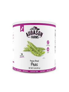 Freeze Dried Peas - Augason - Carolina Readiness, dooms day prepper supplies online