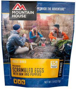 Scrambled Eggs with Ham & Peppers - Carolina Readiness, dooms day prepper supplies online
