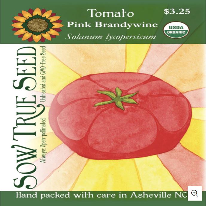 Slicing Tomato Seeds - Pink Brandywine