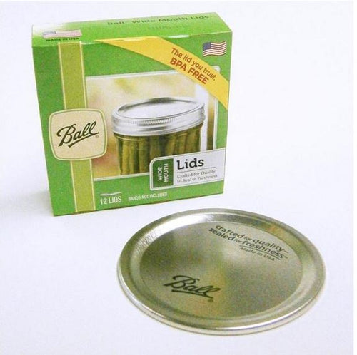 Ball Wide Mouth Canning Lids - 12 Pack - Carolina Readiness