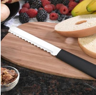 Bagel Knife - Black Handle