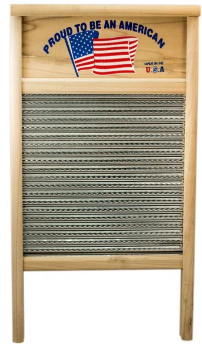 Proud to Be An American Handmade Washboard - Family Size